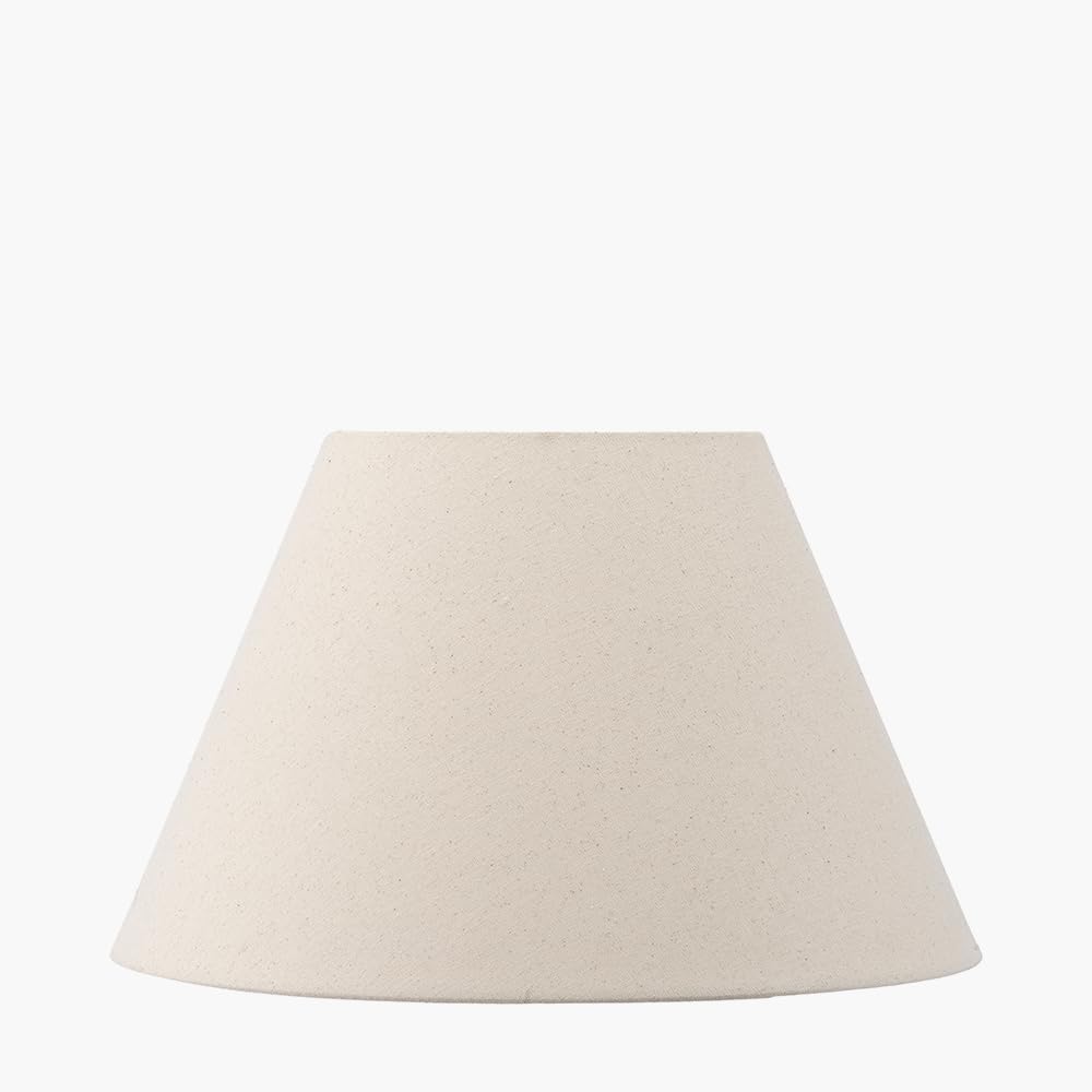 Pacific Lifestyle Cream Slubby Hopsack Lamp Shade | Modern Shades For Table Lamps And Floor Lamps | Natural Lampshade For Standard Lamps (, 55Cm Diameter)