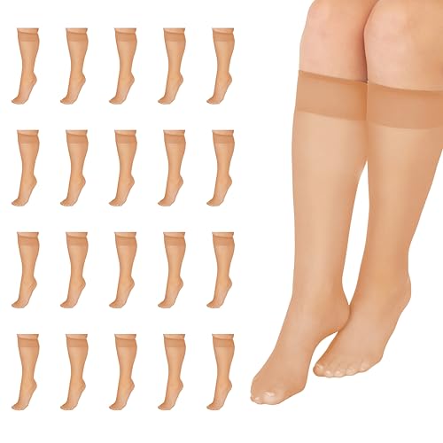 L'eggs Everyday Knee-Highs, Sheer Toe Plus, 100% Nylon, One Size