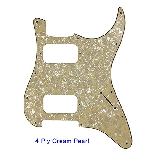 Guitare Pickguard 11 Trou De Vis Guitare pour Pickguard Stratocaster HH Micros Humbuckers Plate Non Contrôle… - Les Beatles, Paul McCartney, John Lennon, RIngo Starr, George Harrison Guitare Pickguard 11 Trou De Vis Guitare pour Pickguard Stratocaster HH Micros Humbuckers Plate Non Contrôle… – Image 3