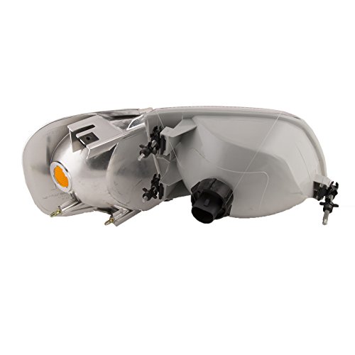 Headlightsdepot Halogen Headlights W/Corners Fits Limited Build Dates Compatible With Ford Expedition F-150 Includes Left Driver And Right Passenger Side Headlamps #TOP1