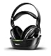 PHILIPS Kabelloser TV Kopfhörer Over Ear SHD8850/12 Wireless HiFi Kopfhörer (Exzellenter Sound, Hi-Res Audio, 30 m Reichweite, Dockingstation, Velours-Ohrpolster) Schwarz