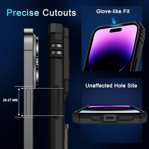 Coque iPhone 14 Pro Max DEERLAMN avec protège-caméra coulissant - 7