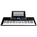 RockJam RJ461AX Clavier numérique portatif Alexa à 61 touches avec pupitre de musique, bloc d'alimentation, application Simply Piano et autocollants touches de note