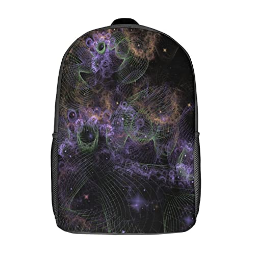 Sac à dos artistique au motif 3D moderne et grand volume unisexe