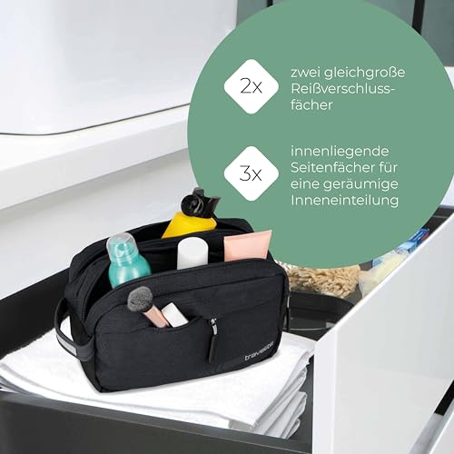 travelite Handgepäck Kosmetiktasche, Gepäck Serie Kick Off: Praktische Kulturtasche für Urlaub und Sport, 26 cm, 5 Liter 5
