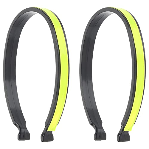 2Pcs Cycling Trouser Clip Cycling Ankle Safety Band Reflective Bike Clip Pant Leg Cuff Clip Bikes Cycling Equipment Cycling Trouser Wrap Clip Reflective Gear Accessories Outdoor,Pant Leg Straps