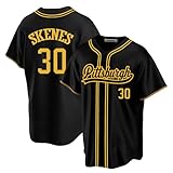 Custom Mens/Women/Youth Pittsburgh Black Paul Skenes Baseball Stitched T-Shirt for Sports Fan