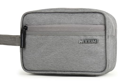 Image of Wooum Multipurpose Toiletry Pouch /Travel Toiletry Organizer /Large Storage Toiletry Bag for Men and Women 9x6x3 Inch- Blue (Light Grey)