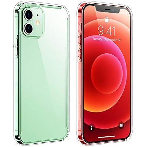 SPIDERCASE Clear Case Compatible with iPhone 12 Case/Compatible with iPhone 12 Pro Case-Clear Cover