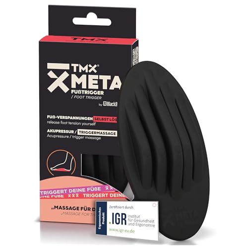 TMX® META Fußtrigger – Fußtrainer gegen Fersensporn & Plantarfasziitis | Linderung von Fußschmerzen, mehr Mobilität & besserem Gangbild | Fußmobilisator & Fußmassage Tool