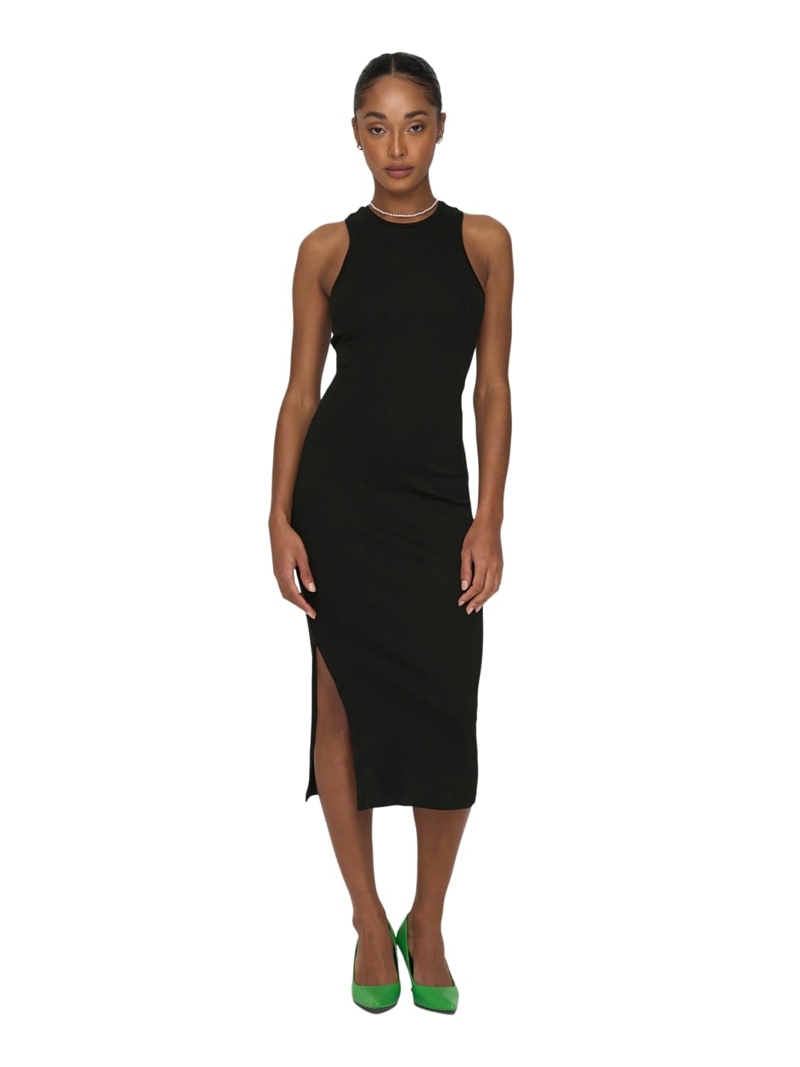 Only Onlbelfast S/L Midi Dress Jrs Noos Vestido para Mujer