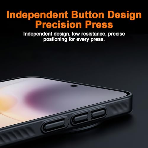 Image of ZORBES Phone Case for Vivo X300 Pro with Magnetic Design, Vivo X300 Pro Back Cover with Camera Lens Protection Folding Kickstand Holder, Slim TPU Cover TPU Bumper Fit for Daily Use