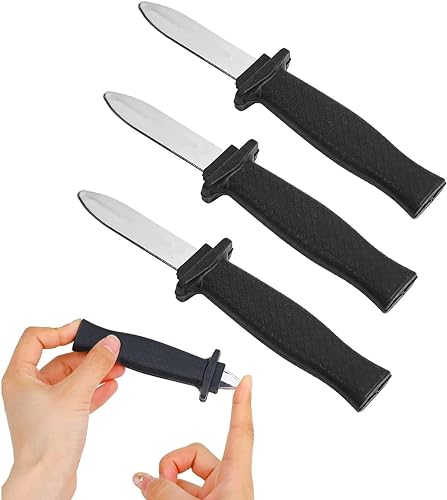 DERAYEE 3 Pcs Trickmesser Mini die Klinge verschwindet,Theatermesser Show,Bühne Spielzeug Zaubertrick Fake Messer für Karneval, Mottoparty,...