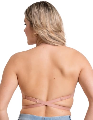 Curvy Kate Superhero Multiway Padded Plunge Bra Latte 32F - Image 10