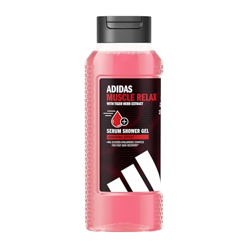 adidas Active Skin & Mind Muscle Relax Duschgel für Männer, feuchtigkeitsspendende Körperpflege für die schnelle Hautregeneration, 250ml adidas Active Skin & Mind Muscle Relax Duschgel für Männer, feuchtigkeitsspendende Körperpflege für die schnelle Hautregeneration, 250ml