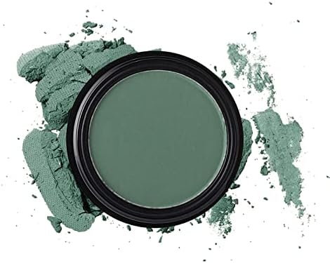 MEICOLY Green Single Eyeshadow,Pressed Powder Matte Eye shadow, Opaque Vegan Cruelty Free High Pigment Eyeshadow for Day & Night,Flipper