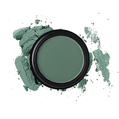Meicoly Green Single Eyeshadow,Pressed Powder Matte Eye Shadow, Opaque Vegan Cruelty Free High Pigment Eyeshadow For Day & Night,Flipper #TOP3