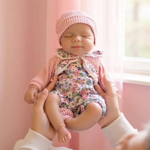 Muñeca Reborn Bebé de Silicona de 33 cm Vivienne miniatura 1