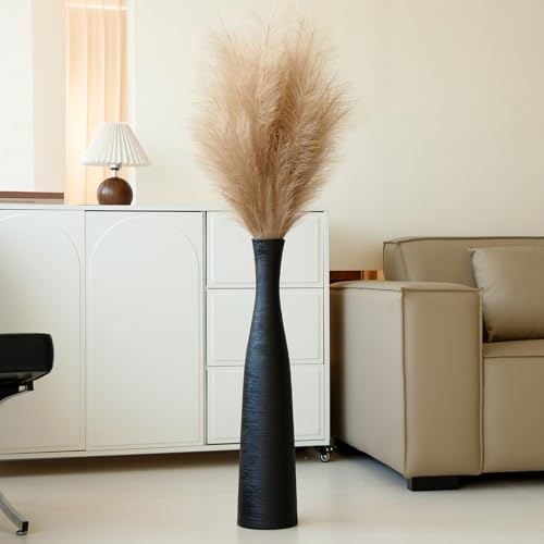 Image of Ceramic Tall Floor Vase, 29 inch Terracotta Large Decorative Vases Home Decor