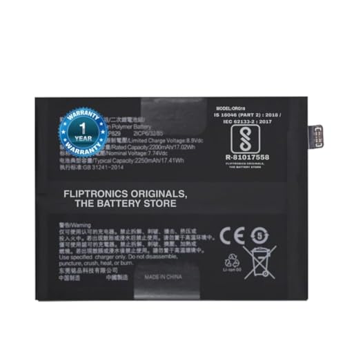 Image of THE BATTERY STORE Original BLP829 Battery for OnePlus 9 Battery with 1 Year Warranty and High Capacity Battery Backup Carefully Check Your Phone Model and Purchase (for BLP-829)