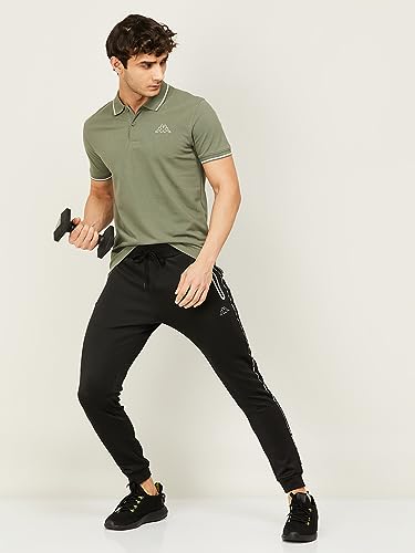 Image of Kappa Men Cotton Regular Fit Solid T Shirt