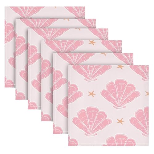 Servilletas de Tela Set 6 Rosadas 20x20 in miniatura 2