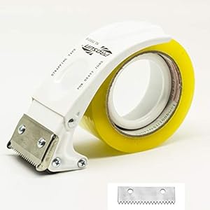 PROSUN Paketbandabroller Weiß mit Ersatzklinge