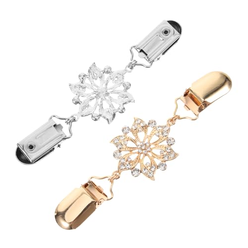 Clips pour écharpe et pull à motif fleurs idéal pour les journées fraîches