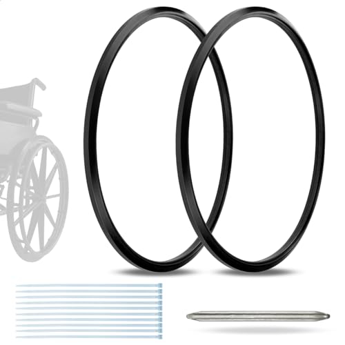 Wiykkur Pair of Wheelchair Tires Replacement 24