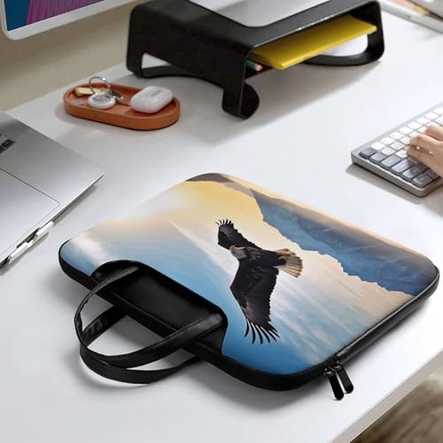 Bolsa para laptop impermeable de 17 pulgadas estilo bandolera miniatura 6