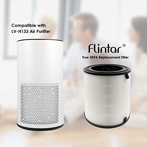 Flintar LV-H133 Replacement Filter for LEVOIT Tower Air Purifier, H13 Grade Filtration & Activated Carbon, Perfect for Allergies and Asthma Suffers, Best for Home Use
| Flintar LV-H133 Replacement Filter, Made in Taiwan, H13 Grade Filtration & Activ