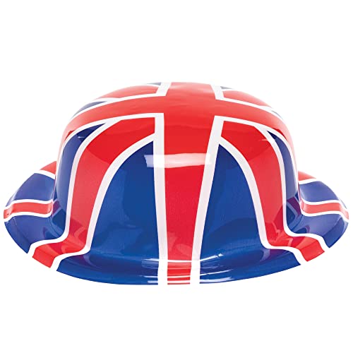 Baker Ross Union Jack Bowler Sombreros - Pack de 5, suministros para fiestas, (PJ165)