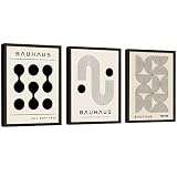 EXCOOL CLUB Bauhaus Poster - Mid Century Modern Wall Decor, Abstract Geometric Wall Art, Bauhaus Abs