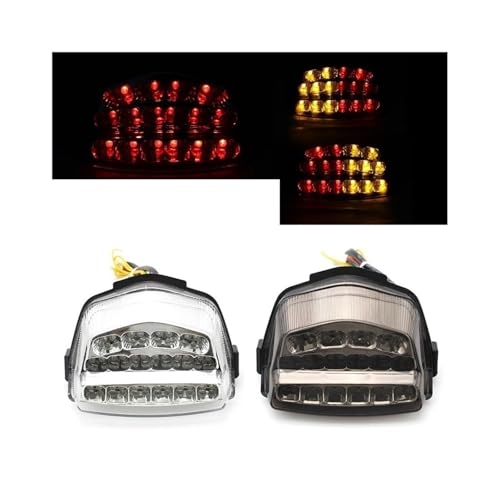 Feu arrière clignotant CBR1000RR 2008-2012 pour moto Fireblade avec lentille fumée - 2