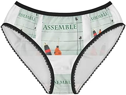 Assemble Against Tools Panties, Assemble Against Tools Underwear, Briefs, Cotton Briefs, Funny Underwear, Panties For Women