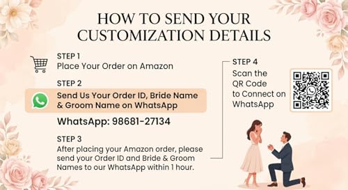Image of THE BRIDE MADE Personalized Engagement Ring Platter with Name | Resin Ring Holder for Engagement | Custom Wedding Ring Plate with Dry Flowers & Gold Loop | Bride Groom Name Plate 10x10x10 inch