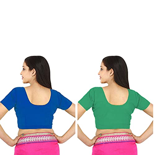 Image of Namita Women's Rubia Cotton Solid Half Sleeve Blouse