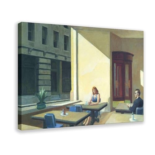 Affiches sur toile Hopper pour habiller un mur vide avec un cadre en bois