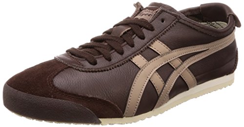 Onitsuka Tiger Mexico 66, Zapatillas de Entrenamiento Unisex Adulto, Multicolor (Coffee/Taupe Grey 201), 43.5 EU