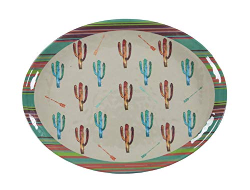 Image of Paseo Road Cactus Southwestern 14-PC Melamine Dinnerware Set