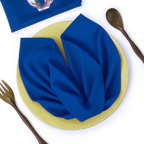 Servilletas de tela 17 x 17 pulgadas pack x12 azul royal miniatura 1