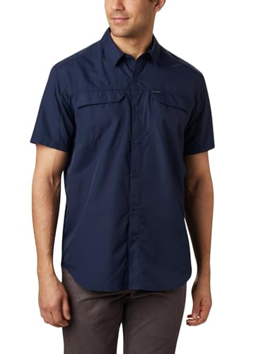 Columbia Mens Silver Ridge™ 2.0 Short Sleeve Shirt SHIRTS, Collegiate Navy, L