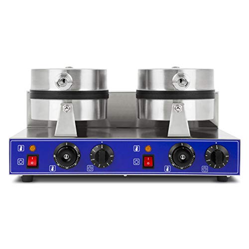 vertes Waffeleisen Belgische Waffel Maker Doppelt Elektrisch 2000W aus Edelstahl (2X Timer 5min, 2X Temperatur 50-300 °C… – Bild 3