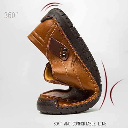 Ideacloth Shoes for Men Orthopedic Sandals, Outdoor Casual Flat Lightweight Walking Loafers Shoes with Arch Support4