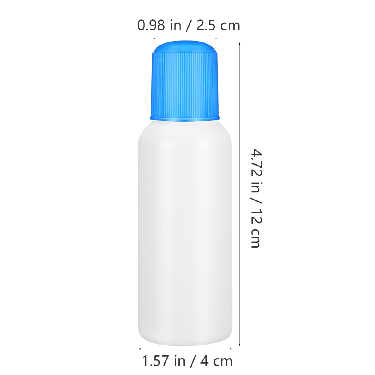 Jojofuny Botellas Aplicadoras Cabeza de Esponja 100 Ml Set 4 Unidades Envases Plásticos Anti-Fugas para Líquidos Cosméticos Aceites