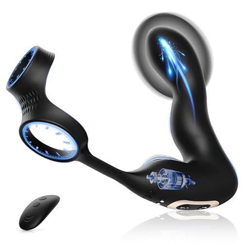 2026 Newly Dual Motor Remote Prostatic Device Tools Rechargeable Cordless Body Prostrates Thrusting Machine with 10 Modes for Men Relax Women Couple Adult Toy for Men Sunglasses Z01