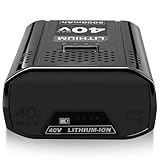 40V 6000mAh Extend Capacity Replacement for Kobalt 40V Battery 6.0Ah Compatible with Kobalt 40 Volt Battery Lithium ion (Li-Ion) KPM1040A-03, KM-1640-06, KM 4040-06 Cordless Power Tools (Black)