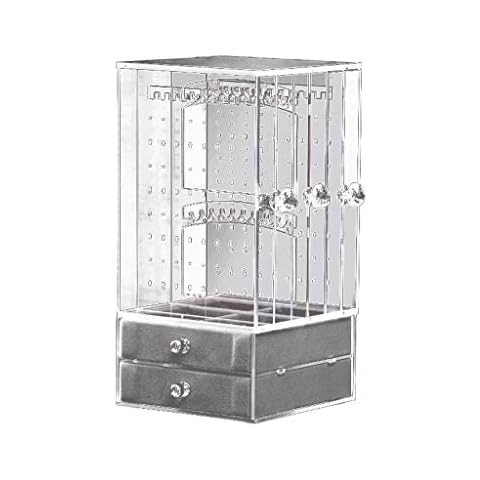 Makeup Organiser Jewelry Stand Rack Box Cover