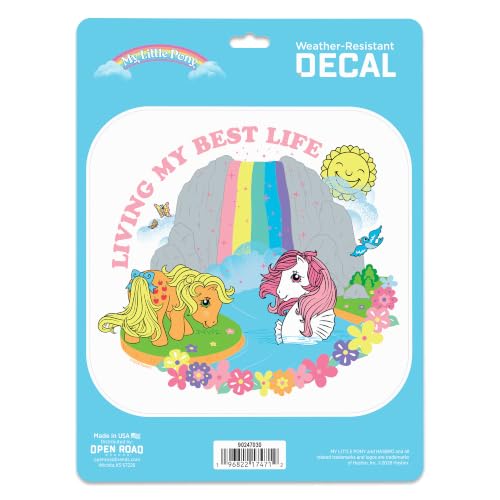 Image of Hasbro My Little Pony Living My Best Life Adhesive Vinyl Decal