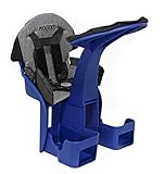 Kazam Wallaby Center-Mounted Child Bike Seat - Front-Facing Toddler Seat with 5-Point Harness, Padded Dashboard, Adjustable Footrests - Compact Design, Plastic Shell - Classic, Navy Blue